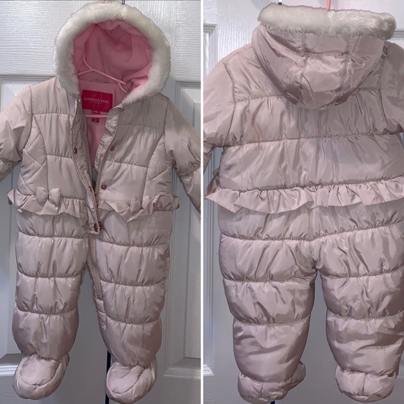 London Fog Baby Girls Snowsuit (EUC) - Picture 4 of 4
